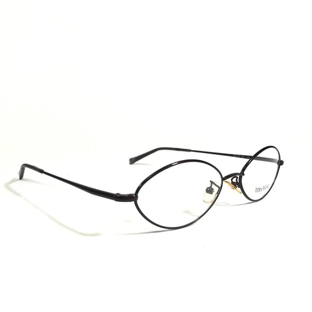 Vera Wang Eyeglasses Frames V15 BB Brown Round Full Rim 50-19-140